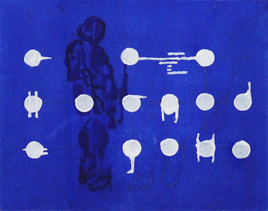 Dominik-Mersch-Gallery-Jon-Cattapan-Masked-Group-Figure-XXXVI-2014-monoprints