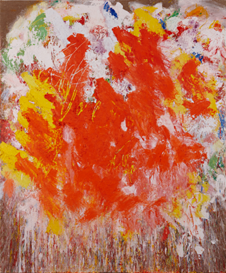 Aida Tomescu, 'Helios', 2015, oil on linen, 183 x 153cm, Detail_1