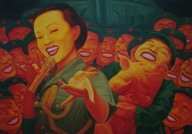 Guo Jian The Day Before I Went Away 2003, oil on canvas, 152 x 213cm, Courtesy of the artist