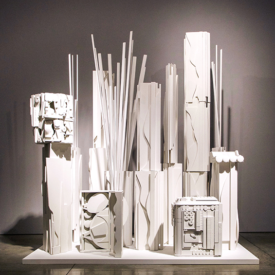 #4 Louise Nevelson, Black and White