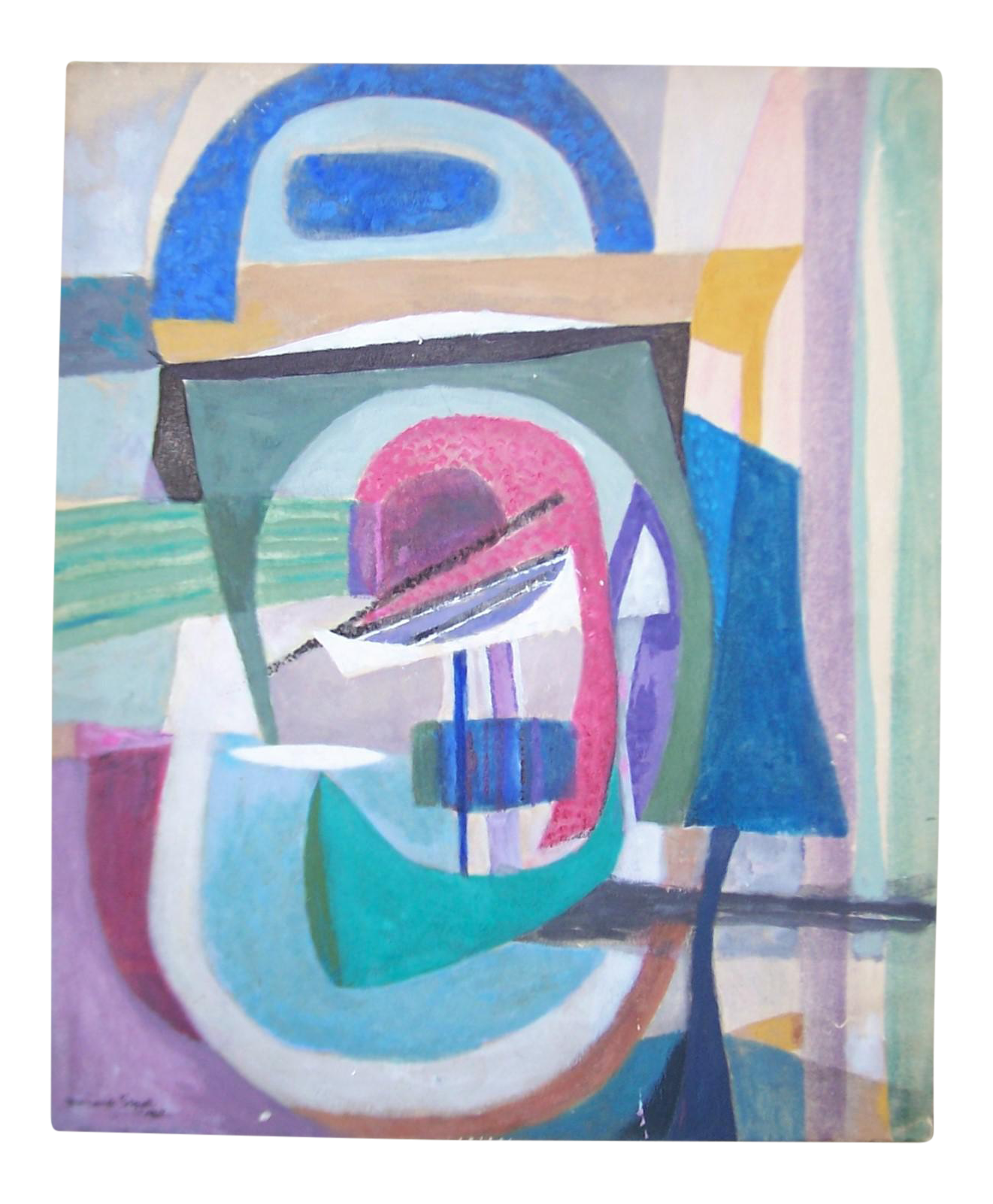 bernard-segal-abstract-modernist-painting-9516