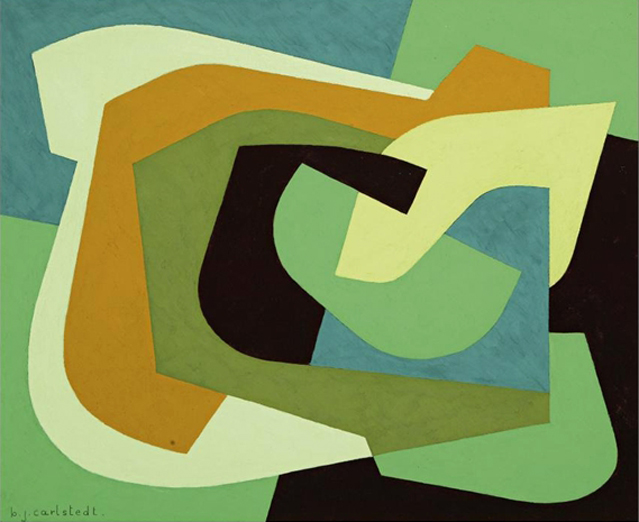 Birger-Carlstedt-composition-in-green